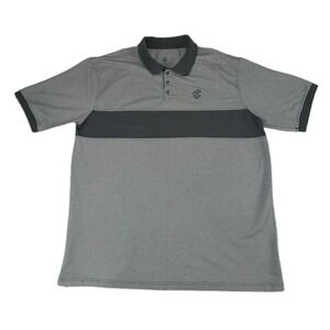 Rocawear Polo Shirt Mens 3XB 54" Short Sleeve 3XL Gray Hip Hop Embroidered Jay-Z